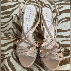 Chinese Laundry Tippy Tops Platform Strappy Sandals